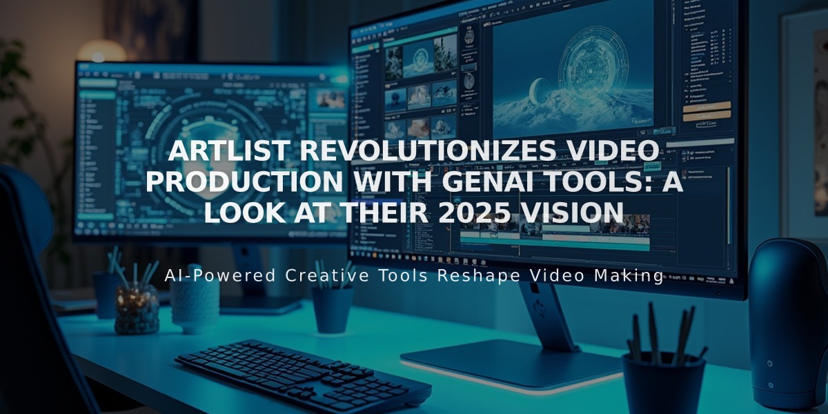 Artlist Revolutionizes Video Production with GenAI Tools: A Look at Their 2025 Vision