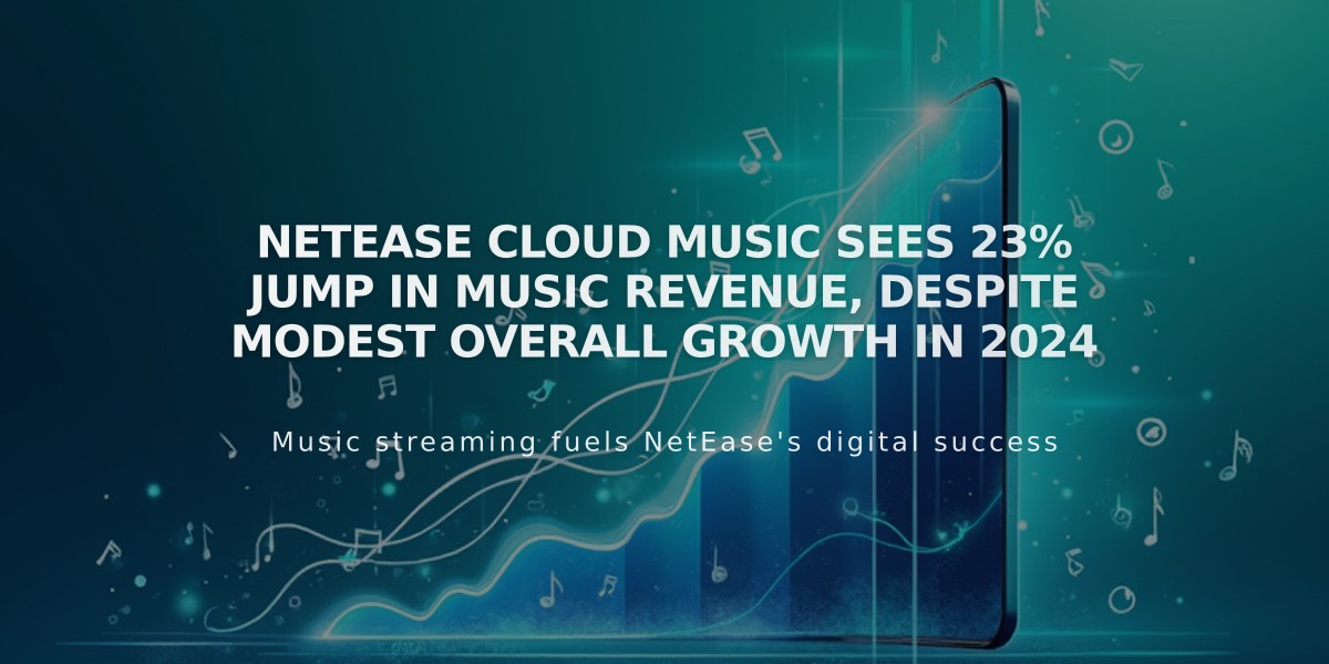 NetEase Cloud Music Sees 23% Jump in Music Revenue, Despite Modest Overall Growth in 2024