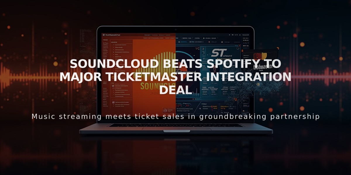 SoundCloud Beats Spotify to Major Ticketmaster Integration Deal