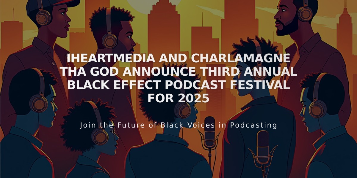 iHeartMedia and Charlamagne Tha God Announce Third Annual Black Effect Podcast Festival for 2025