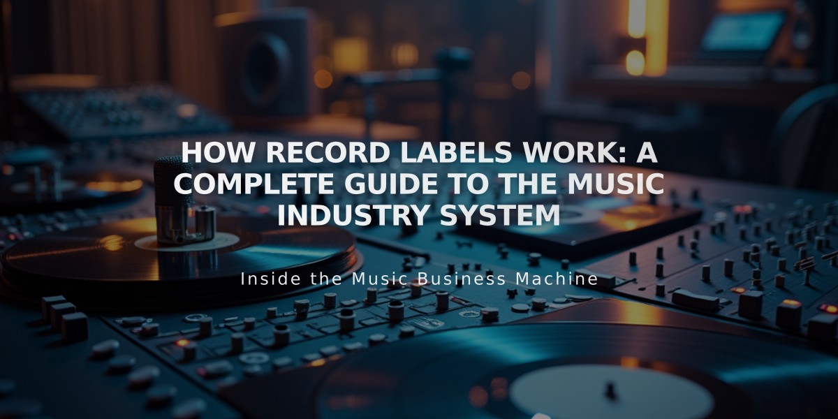 How Record Labels Work: A Complete Guide to the Music Industry System