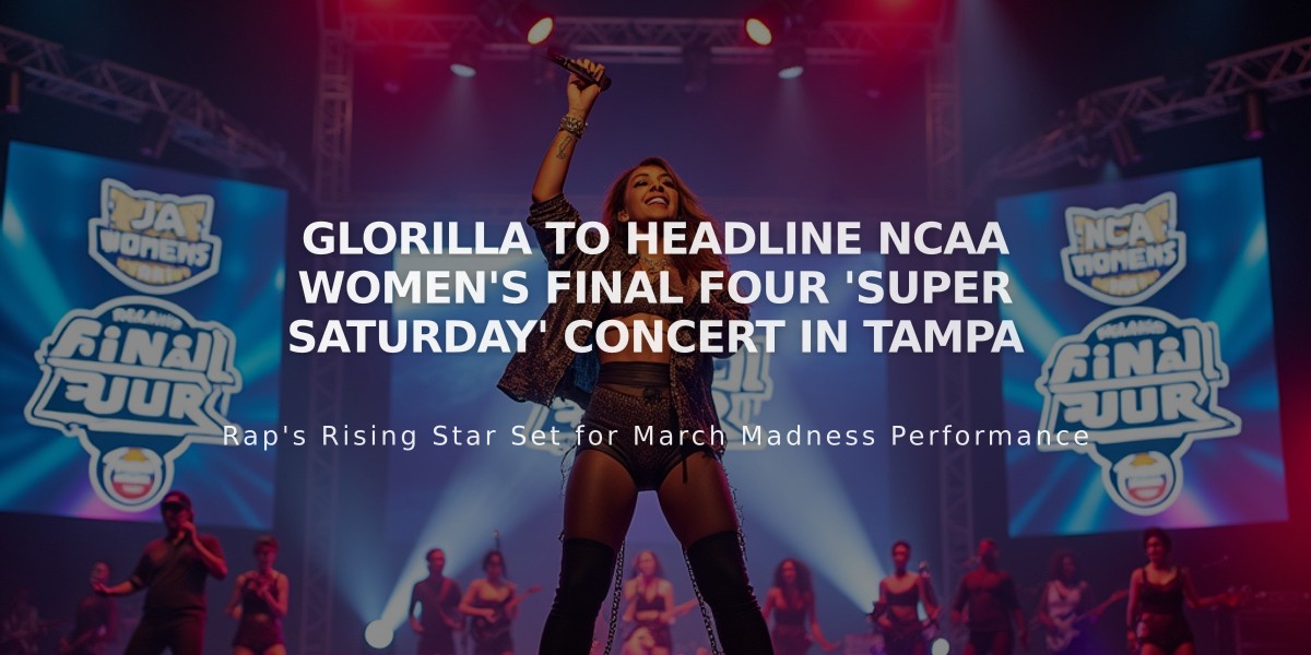 GloRilla to Headline NCAA Women's Final Four 'Super Saturday' Concert in Tampa