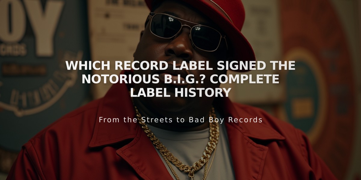 Which Record Label Signed The Notorious B.I.G.? Complete Label History